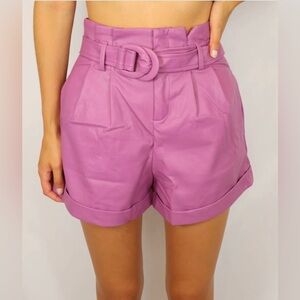 Fab’rik vegan leather shorts size S